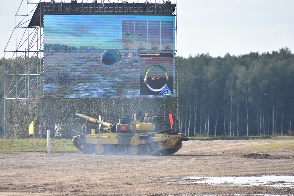 Đội tuyển Xe tăng QĐND Việt Nam bước vào ngày thi đấu vòng loại thứ 2